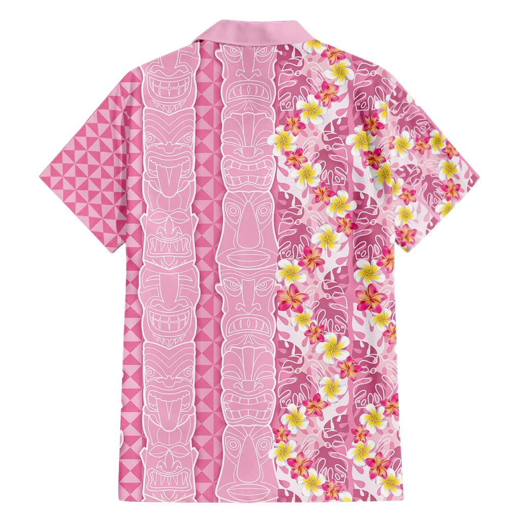 Pastel Magenta Aloha Hawaii Tiki Hawaiian Shirt Tropical Plumeria - Seamless Style LT14 - Polynesian Pride