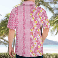 Pastel Magenta Aloha Hawaii Tiki Hawaiian Shirt Tropical Plumeria - Seamless Style LT14 - Polynesian Pride