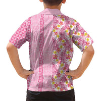 Pastel Magenta Aloha Hawaii Tiki Hawaiian Shirt Tropical Plumeria - Seamless Style LT14 - Polynesian Pride