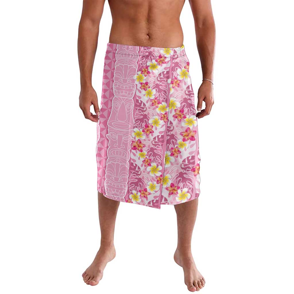 Pastel Magenta Aloha Hawaii Tiki Lavalava Tropical Plumeria - Seamless Style LT14 Magenta - Polynesian Pride