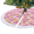 Pastel Magenta Aloha Hawaii Tiki Tree Skirt Tropical Plumeria - Seamless Style