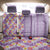 Lush Lilac Aloha Hawaii Tiki Back Car Seat Cover Tropical Plumeria - Seamless Style