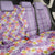 Lush Lilac Aloha Hawaii Tiki Back Car Seat Cover Tropical Plumeria - Seamless Style