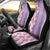 Lush Lilac Aloha Hawaii Tiki Car Seat Cover Tropical Plumeria - Seamless Style