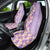 Lush Lilac Aloha Hawaii Tiki Car Seat Cover Tropical Plumeria - Seamless Style