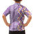 Lush Lilac Aloha Hawaii Tiki Kid Hawaiian Shirt Tropical Plumeria - Seamless Style