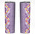 Lush Lilac Aloha Hawaii Tiki Skinny Tumbler Tropical Plumeria - Seamless Style