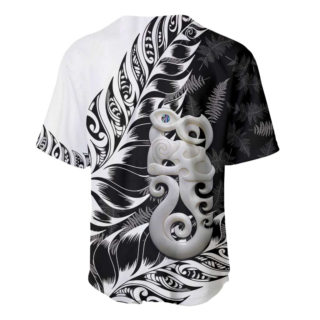 Aotearoa Manaia NZ Maori Silver Fern Baseball Jersey