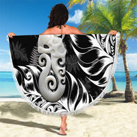 Aotearoa Manaia NZ Maori Silver Fern Beach Blanket LT14 - Polynesian Pride