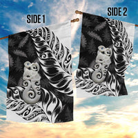 Aotearoa Manaia NZ Maori Silver Fern Garden Flag LT14 - Polynesian Pride