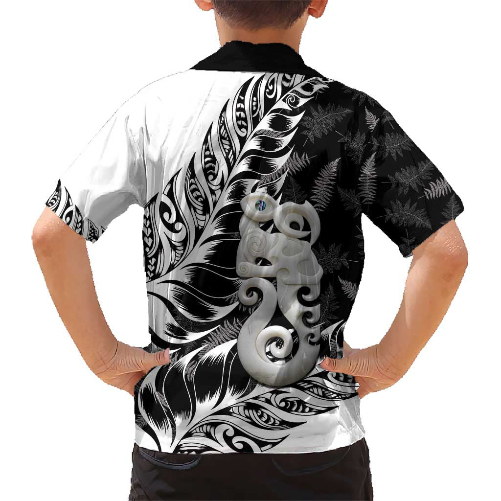 Aotearoa Manaia NZ Maori Silver Fern Hawaiian Shirt LT14 - Polynesian Pride
