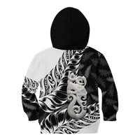 Aotearoa Manaia NZ Maori Silver Fern Kid Hoodie