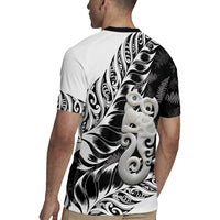 Aotearoa Manaia NZ Maori Silver Fern Rugby Jersey LT14 - Polynesian Pride