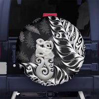 Aotearoa Manaia NZ Maori Silver Fern Spare Tire Cover LT14 - Polynesian Pride