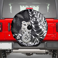 Aotearoa Manaia NZ Maori Silver Fern Spare Tire Cover LT14 - Polynesian Pride