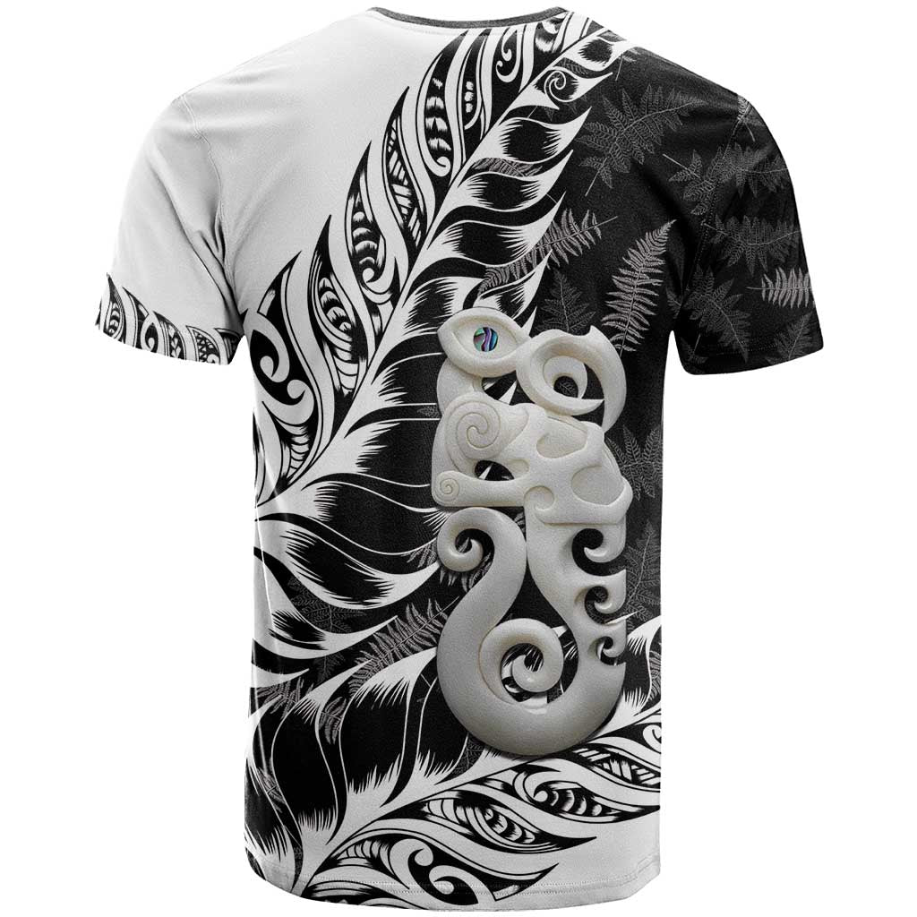 Aotearoa Manaia NZ Maori Silver Fern T Shirt LT14 - Polynesian Pride
