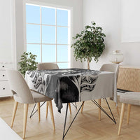 Aotearoa Manaia NZ Maori Silver Fern Tablecloth LT14 - Polynesian Pride