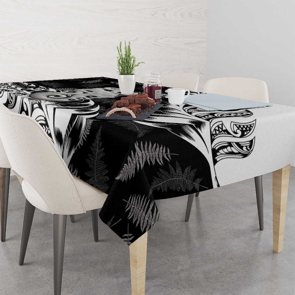 Aotearoa Manaia NZ Maori Silver Fern Tablecloth LT14 - Polynesian Pride