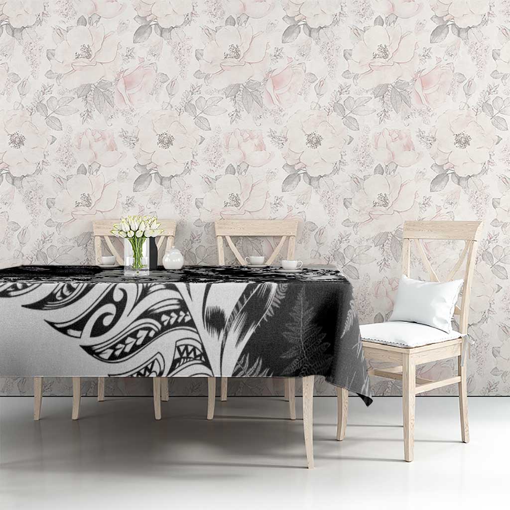 Aotearoa Manaia NZ Maori Silver Fern Tablecloth LT14 - Polynesian Pride