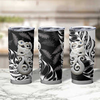 Aotearoa Manaia NZ Maori Silver Fern Tumbler Cup LT14 - Polynesian Pride