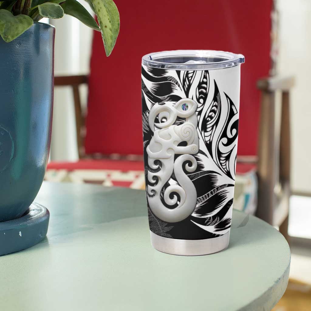 Aotearoa Manaia NZ Maori Silver Fern Tumbler Cup LT14 - Polynesian Pride