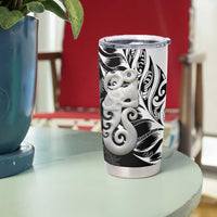 Aotearoa Manaia NZ Maori Silver Fern Tumbler Cup LT14 - Polynesian Pride