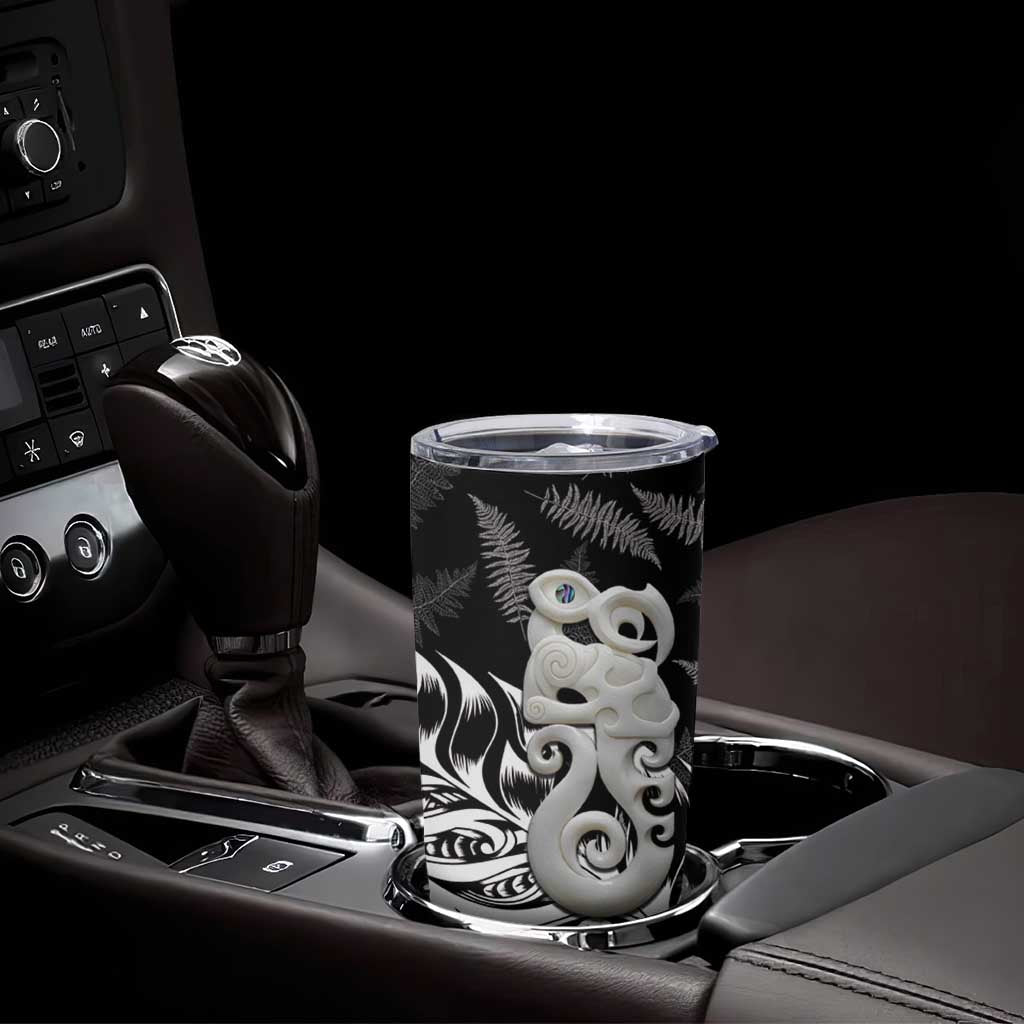 Aotearoa Manaia NZ Maori Silver Fern Tumbler Cup LT14 - Polynesian Pride