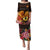 Gude Hi Hai Papua New Guinea Family Matching Puletasi and Hawaiian Shirt Motuan PNG Raggiana Bird of Paradise Tropical Vibes LT14 Mom's Dress Black - Polynesian Pride