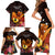 Gude Hi Hai Papua New Guinea Family Matching Short Sleeve Bodycon Dress and Hawaiian Shirt Motuan PNG Raggiana Bird of Paradise Tropical Vibes LT14 - Polynesian Pride