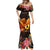 Gude Hi Hai Papua New Guinea Mermaid Dress Motuan PNG Raggiana Bird of Paradise Tropical Vibes LT14 - Polynesian Pride