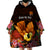 Gude Hi Hai Papua New Guinea Wearable Blanket Hoodie Motuan PNG Raggiana Bird of Paradise Tropical Vibes LT14 - Polynesian Pride