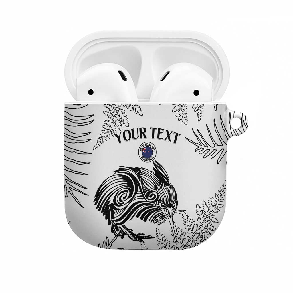 Custom New Zealand Kiwi Football AirPods Case Aotearoa Silver Fern - Polynesian Pride