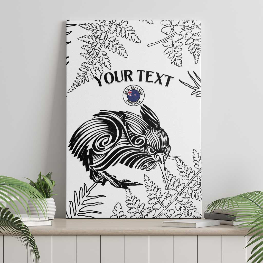 Custom New Zealand Kiwi Football Canvas Wall Art Aotearoa Silver Fern LT14 - Polynesian Pride
