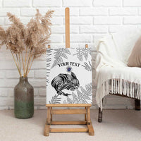 Custom New Zealand Kiwi Football Canvas Wall Art Aotearoa Silver Fern LT14 - Polynesian Pride