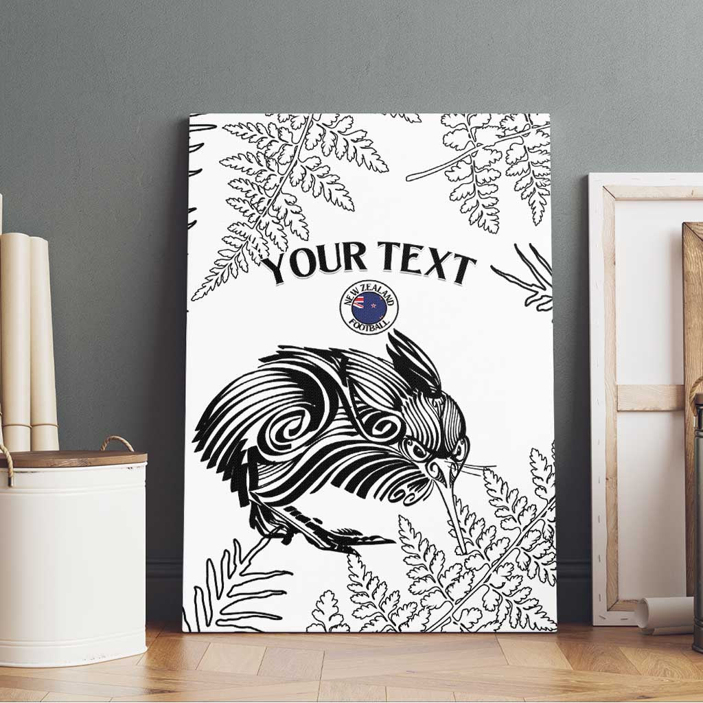 Custom New Zealand Kiwi Football Canvas Wall Art Aotearoa Silver Fern LT14 - Polynesian Pride