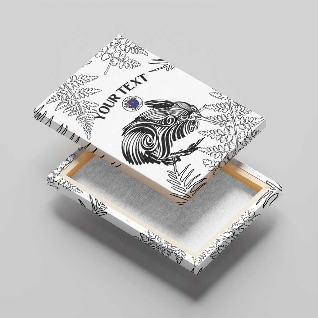 Custom New Zealand Kiwi Football Canvas Wall Art Aotearoa Silver Fern LT14 - Polynesian Pride