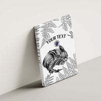 Custom New Zealand Kiwi Football Canvas Wall Art Aotearoa Silver Fern LT14 - Polynesian Pride