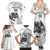 Custom New Zealand Kiwi Football Family Matching Summer Maxi Dress and Hawaiian Shirt Aotearoa Silver Fern