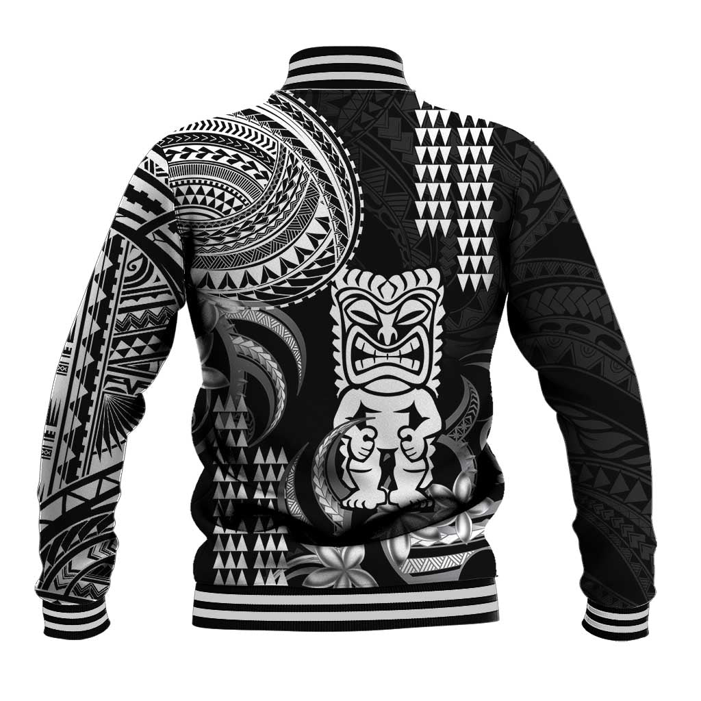 Hawaii Ku God Baseball Jacket Kakau Mix Polynesian Tattoo LT14 - Polynesian Pride