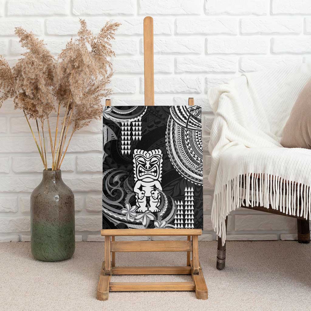 Hawaii Ku God Canvas Wall Art Kakau Mix Polynesian Tattoo LT14 - Polynesian Pride