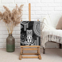 Hawaii Ku God Canvas Wall Art Kakau Mix Polynesian Tattoo LT14 - Polynesian Pride