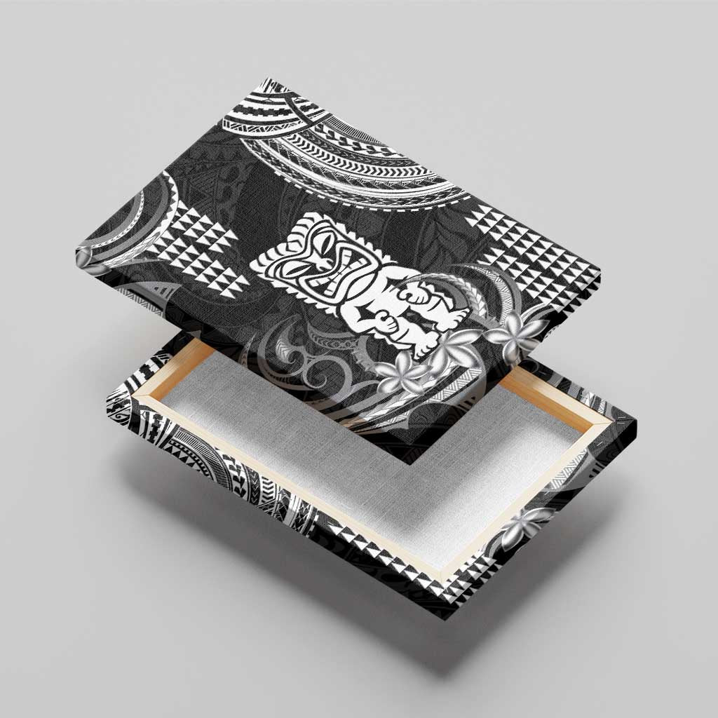 Hawaii Ku God Canvas Wall Art Kakau Mix Polynesian Tattoo LT14 - Polynesian Pride