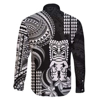 Hawaii Ku God Family Matching Puletasi and Hawaiian Shirt Kakau Mix Polynesian Tattoo