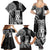 Hawaii Ku God Family Matching Summer Maxi Dress and Hawaiian Shirt Kakau Mix Polynesian Tattoo