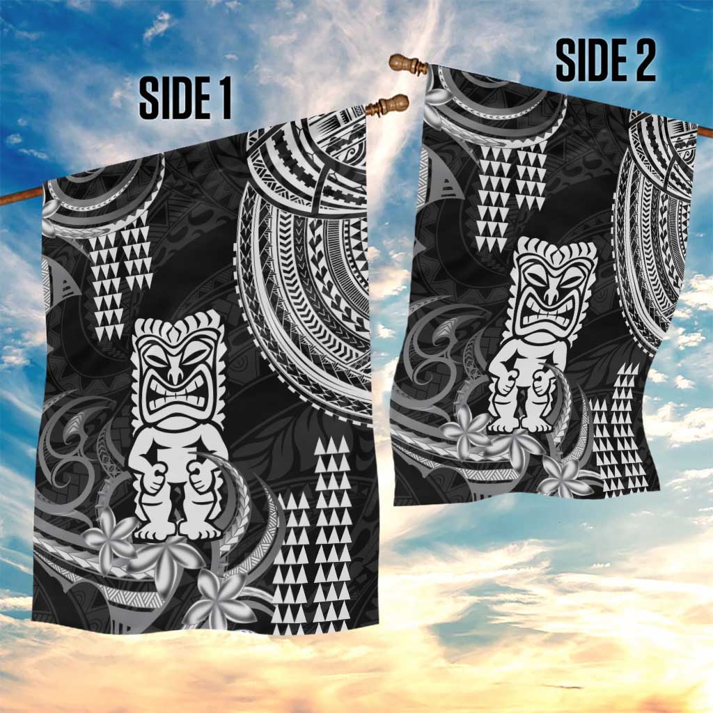 Hawaii Ku God Garden Flag Kakau Mix Polynesian Tattoo LT14 - Polynesian Pride