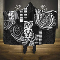Hawaii Ku God Hooded Blanket Kakau Mix Polynesian Tattoo LT14 - Polynesian Pride
