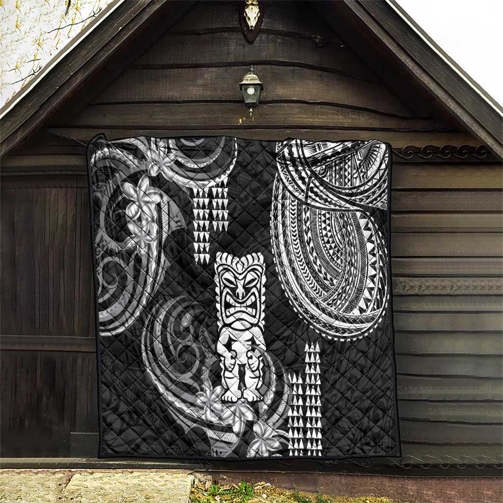 Hawaii Ku God Quilt Kakau Mix Polynesian Tattoo