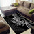 Black Hawaii Kanaloa God Area Rug Hawaiian Octopus