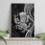 Black Hawaii Kanaloa God Canvas Wall Art Hawaiian Octopus