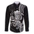 Black Hawaii Kanaloa God Family Matching Off Shoulder Maxi Dress and Hawaiian Shirt Hawaiian Octopus